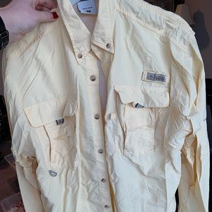 Yellow Columbia PFG Shirt